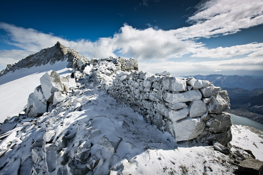 Adamello Lares dry stone wall