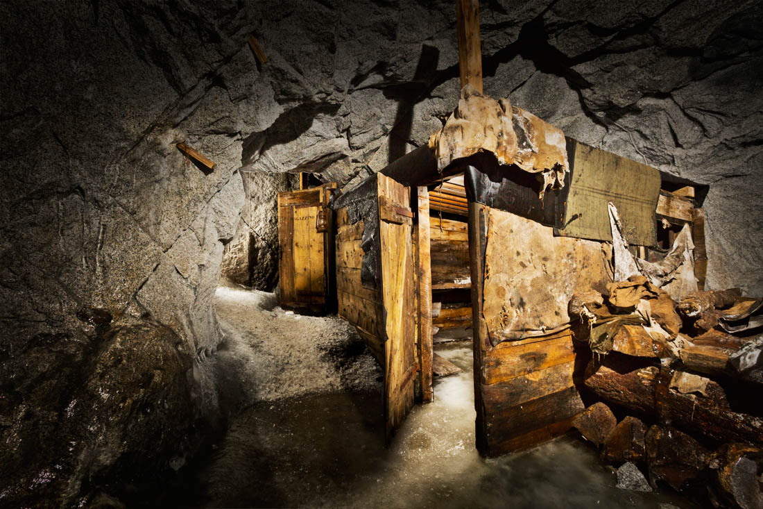 Adamello group the cave of Cavento