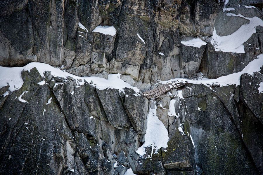 Adamello Group-remains of Alpini's trail