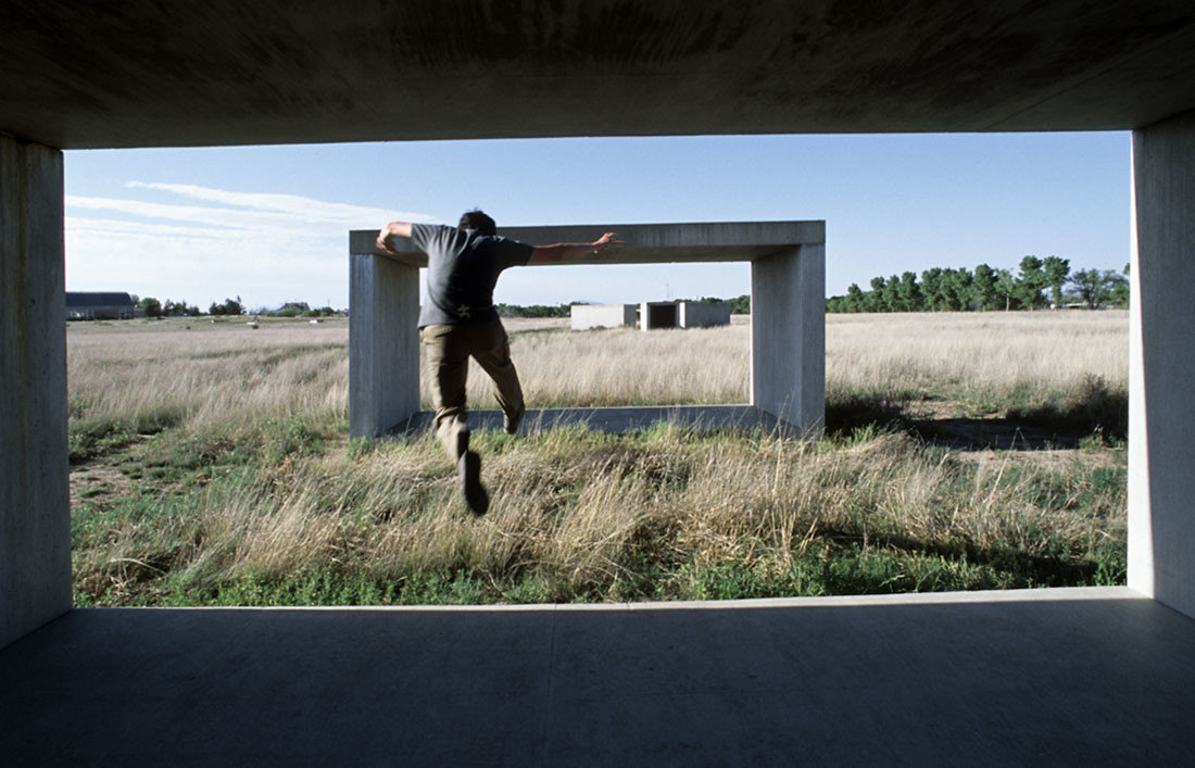 U.S.A., Texas, Marfa-Chinati Fund, works by Donald Judd