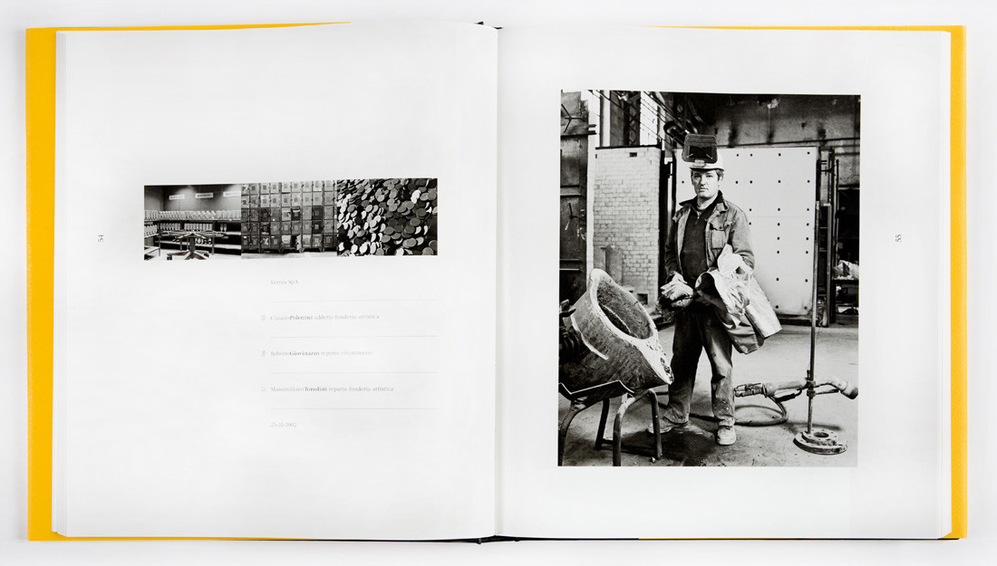 In Fabbrica, Musumeci 2003, photographs by Stefano Torrione, text by Eugenio Alberti Schatz.