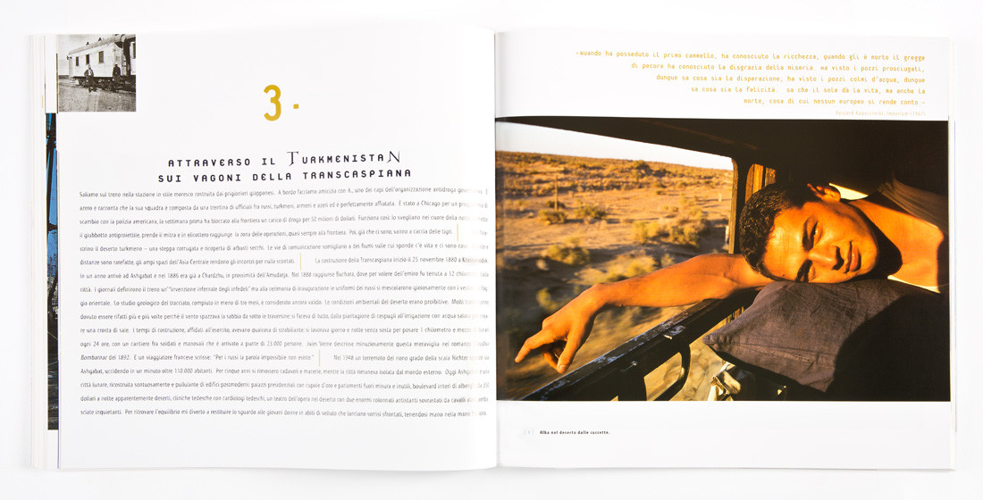 Tien Shan, in Asia Centrale sulle orme di Scipione Borghese e Jules Brocherel, Edizioni Voice 2001, photographs by Stefano Torrione, text by Eugenio Alberti Schatz